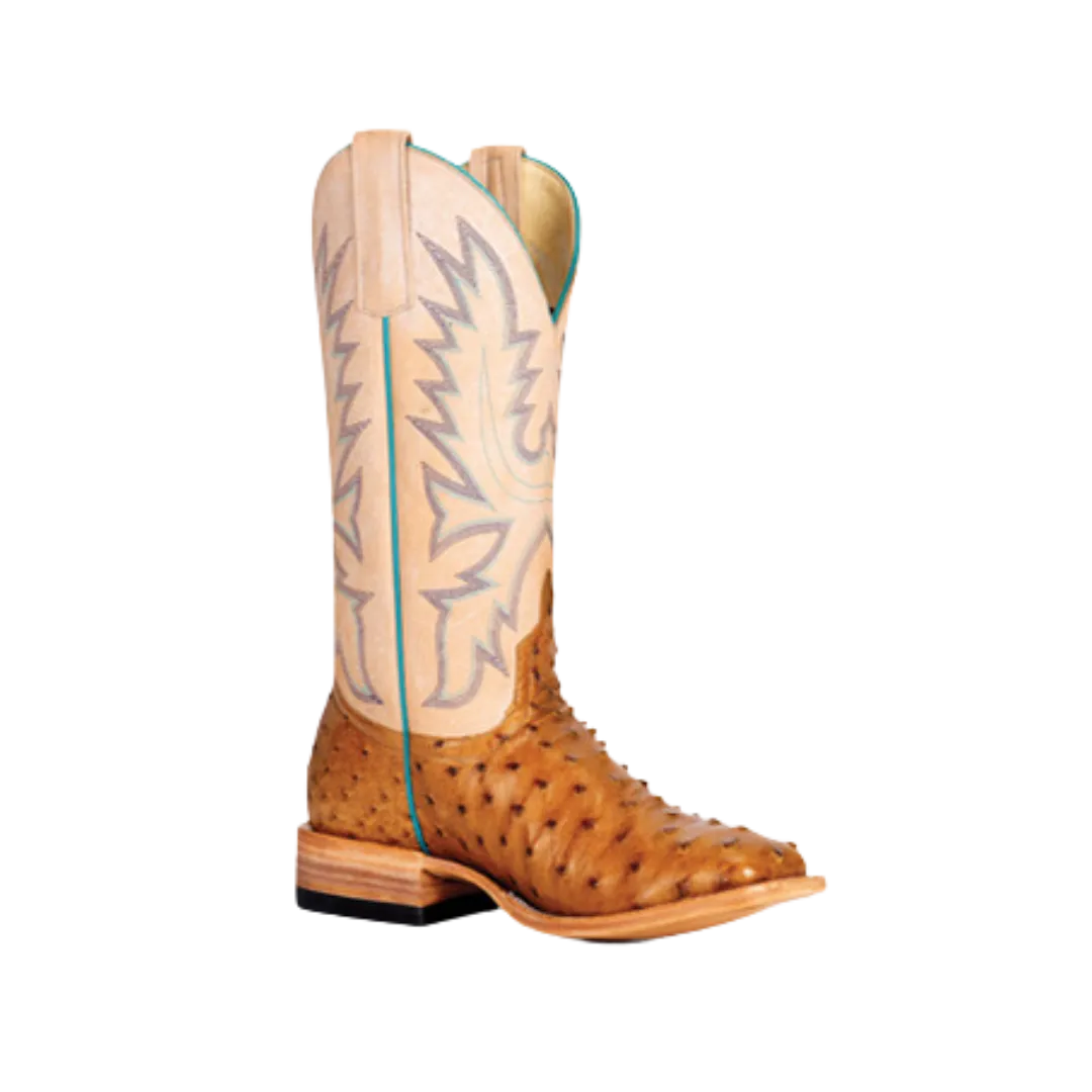 Macie Been Women's Antique Saddle Fq Ostrich Boots
