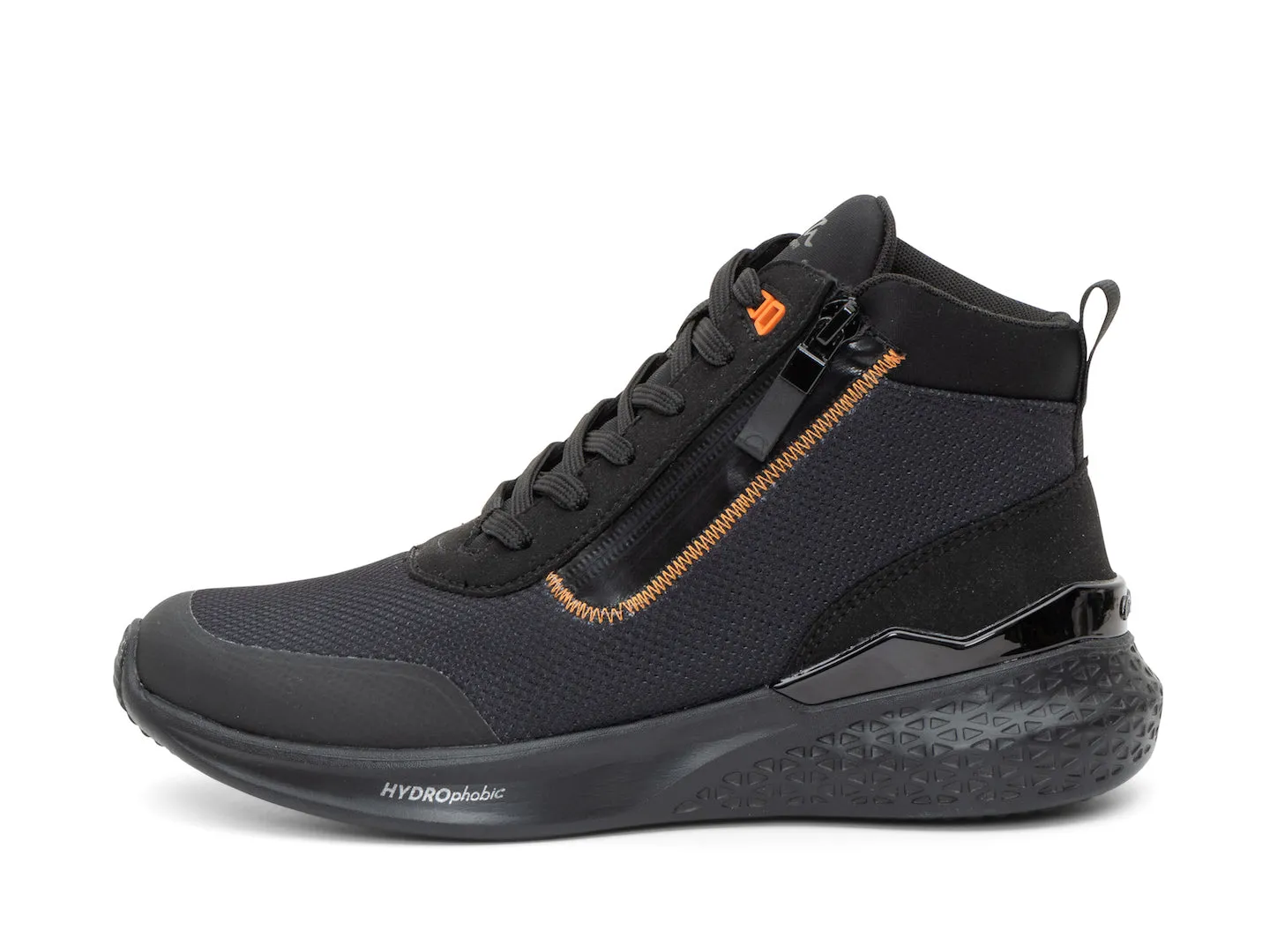Marne Women's Hydrophobic Zip High Top Sneaker
