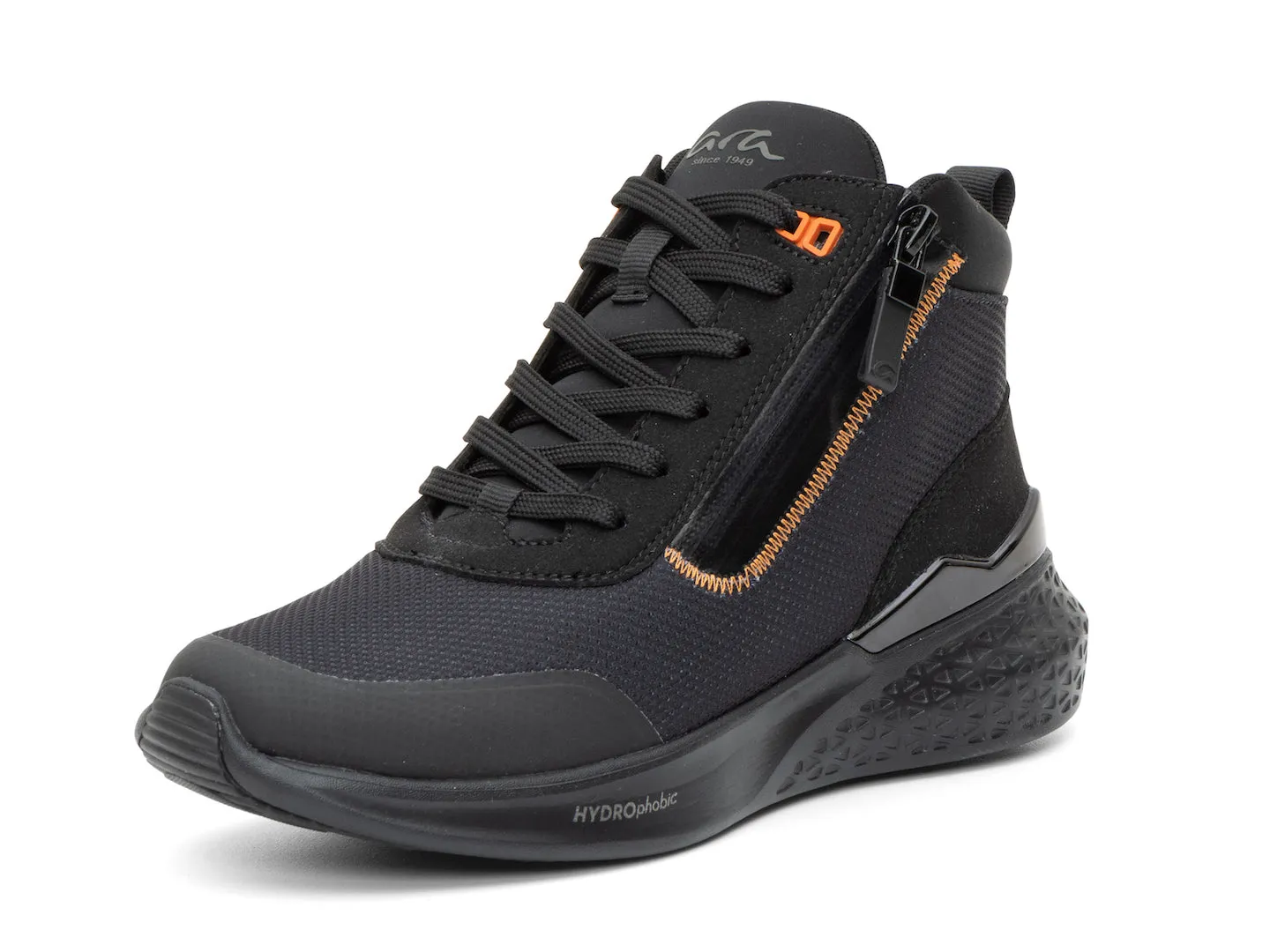Marne Women's Hydrophobic Zip High Top Sneaker
