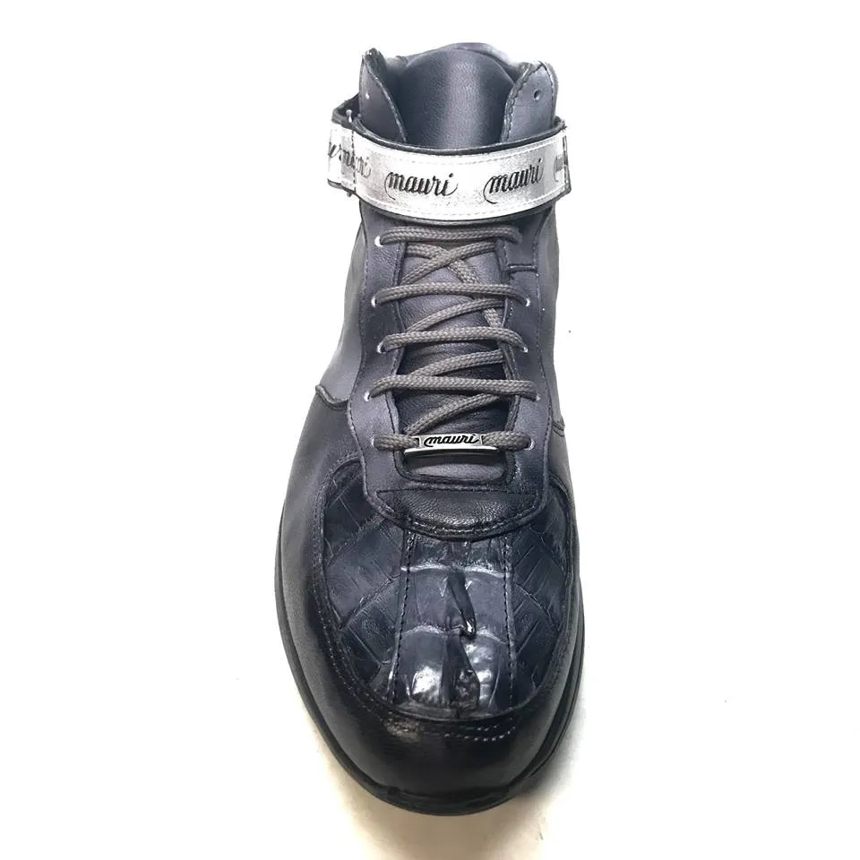 Mauri M764/1 Grey/Black Nappa Leather Hornback Strap Sneaker