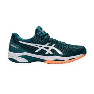 Mens Asics Solution Speed FF 2 Tennis Shoes - Pine/White