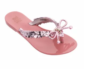 Mini Melissa Mel Harmonic Chrome III Rose Gold Sandals