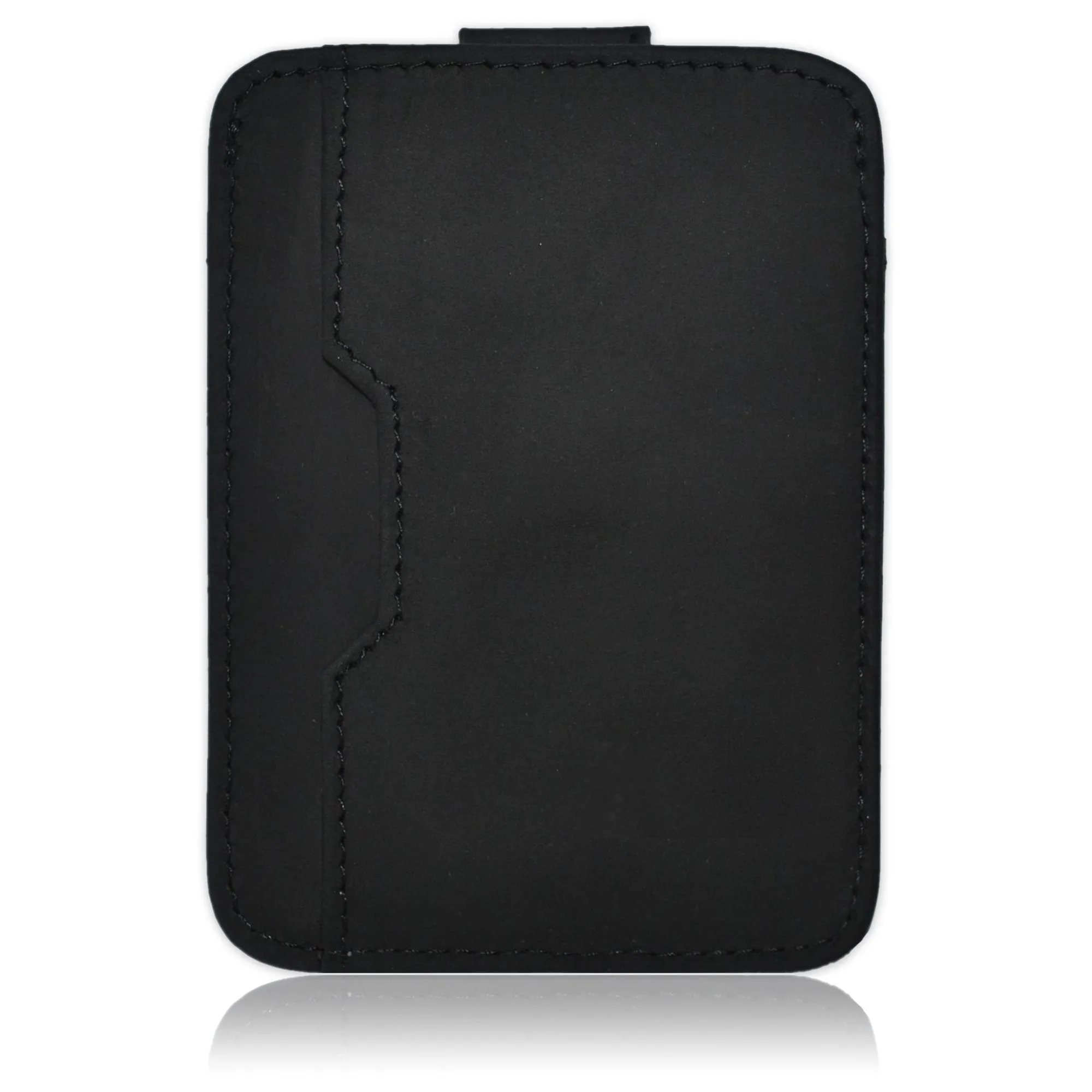Minimalist Wallet Credit Card Holder  Fidelo Mens Slim Wallet - RFID Blocking   Top Grain