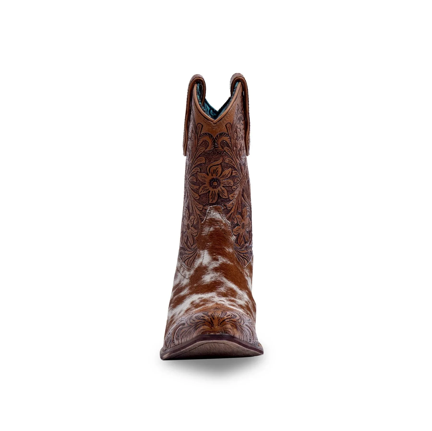 Myra Kelsey Anne Hair-on Hide & Hand-tooled Leather Boots