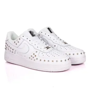 NAF Low Stars  Men's White Sneaker