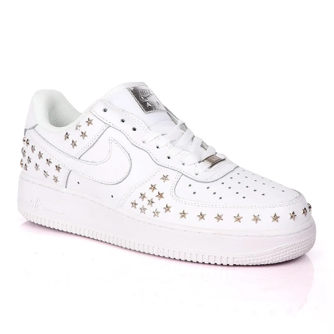 NAF Low Stars  Men's White Sneaker