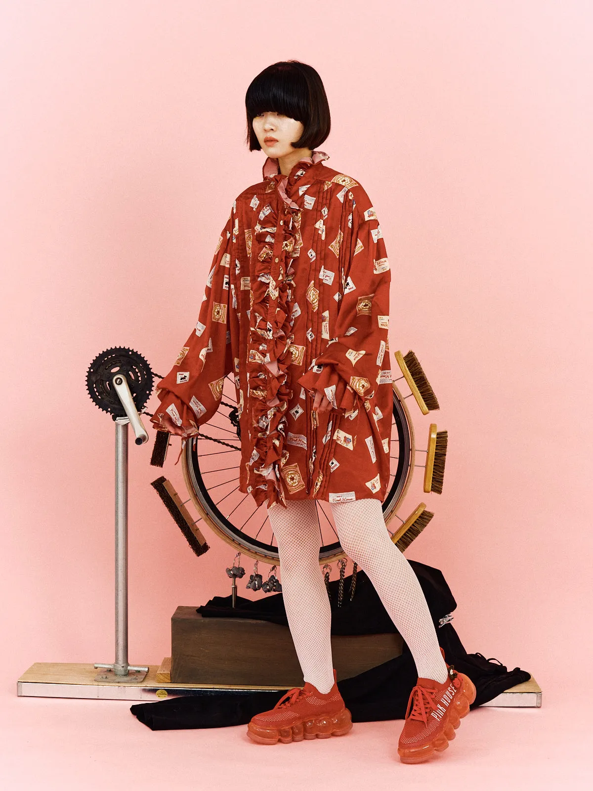 New "Jewelry" Shoes / Red / MIKIOSAKABE × PINK HOUSE