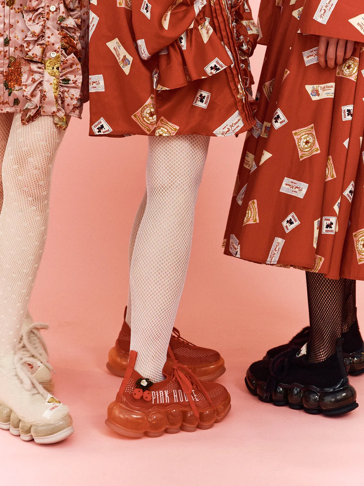 New "Jewelry" Shoes / Red / MIKIOSAKABE × PINK HOUSE