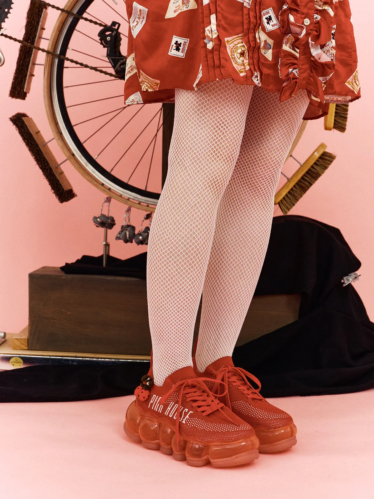 New "Jewelry" Shoes / Red / MIKIOSAKABE × PINK HOUSE