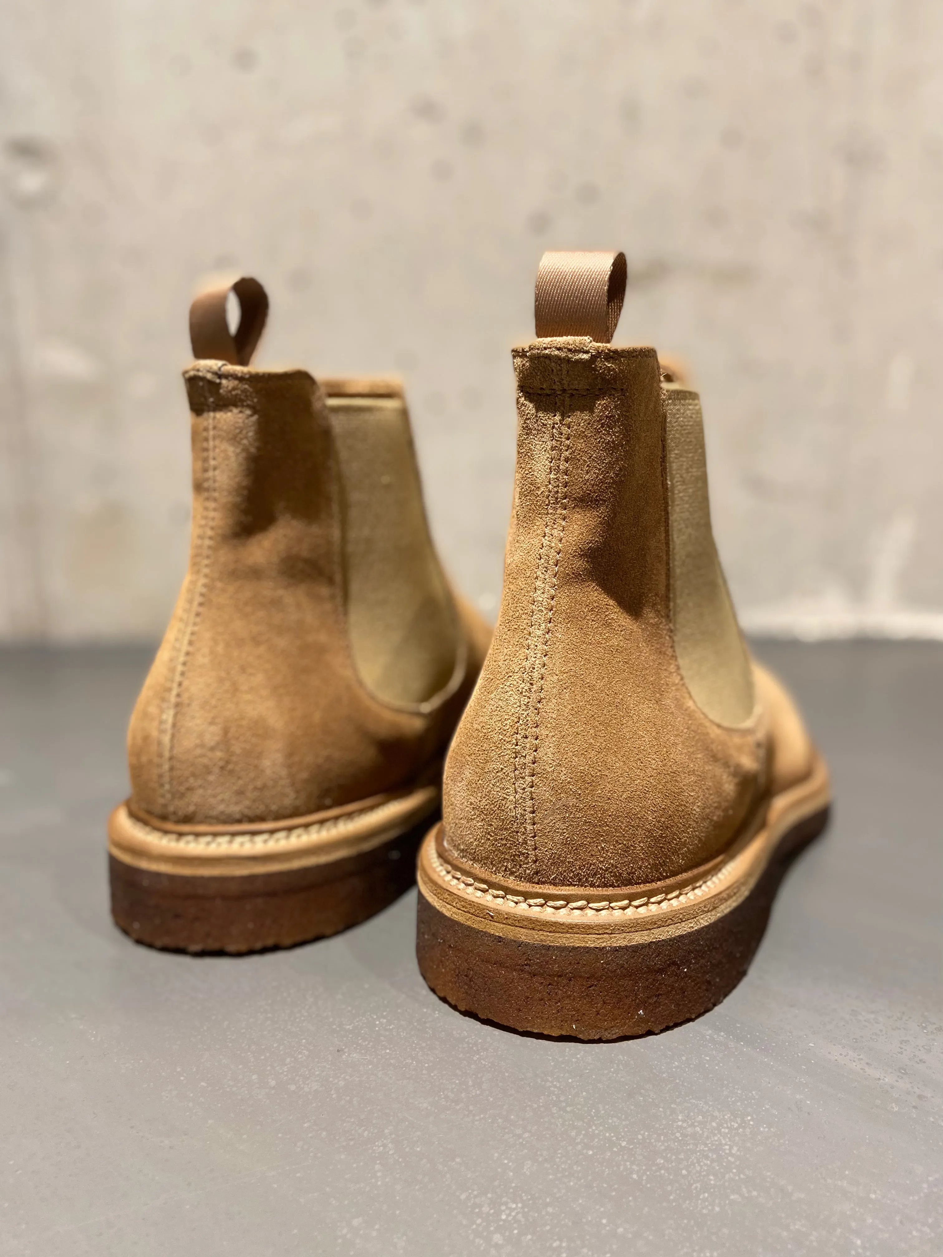 OFFICINE CREATIVE HOPKINS CREPE/121 CHELSEA BOOT SUEDE BROWN