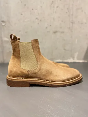 OFFICINE CREATIVE HOPKINS CREPE/121 CHELSEA BOOT SUEDE BROWN