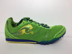 Puma Men Size 7.5 Green Blue Fluo Yellow Tfx Distance V4 Pair of Shoes