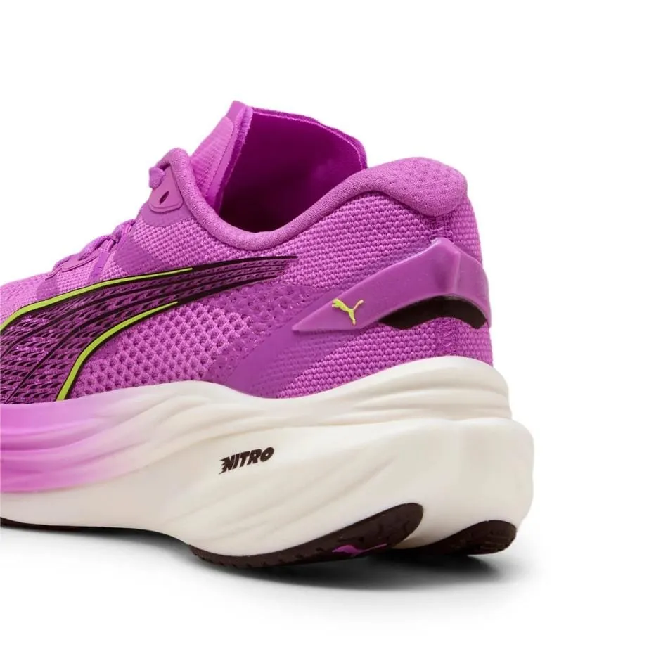 Puma Women's Deviate NITRO 3 Running Shoes in Pure Magenta/Yellow Alert/Puma White SS25
