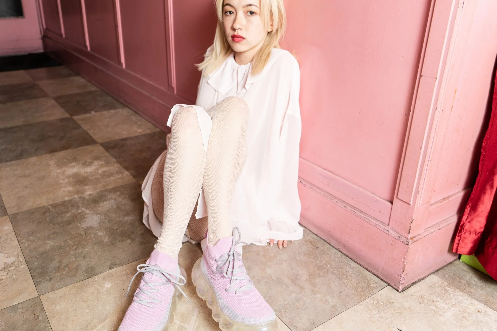 "Jewelry" Basic Shoes / Aurora PinkGray