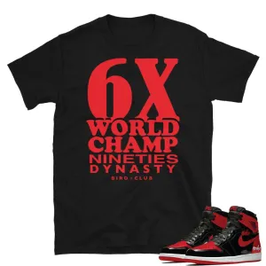 Retro 1 OG Bred Patent 6X Shirt