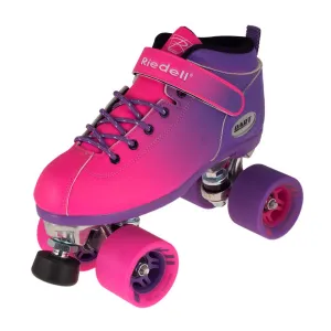 Riedell Dart Ombre Pink/Purple Roller Skates
