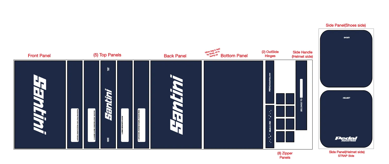 Santini 2022 Cycling RACEDAY BAG™
