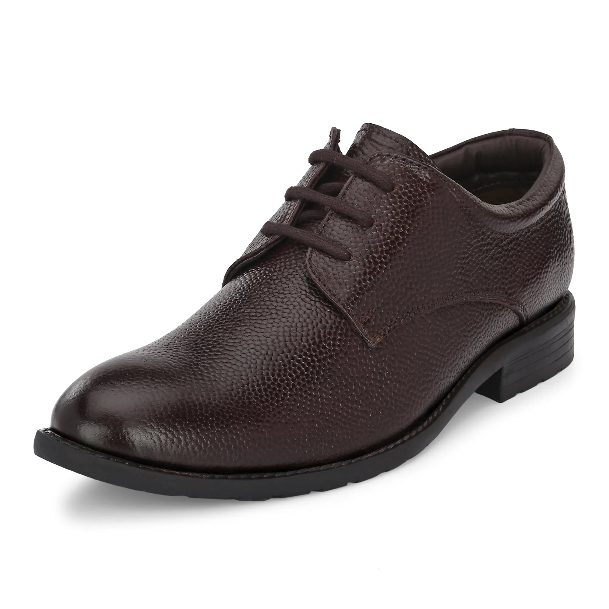 Seasoned Full Grain Leather Derby Lace Ups