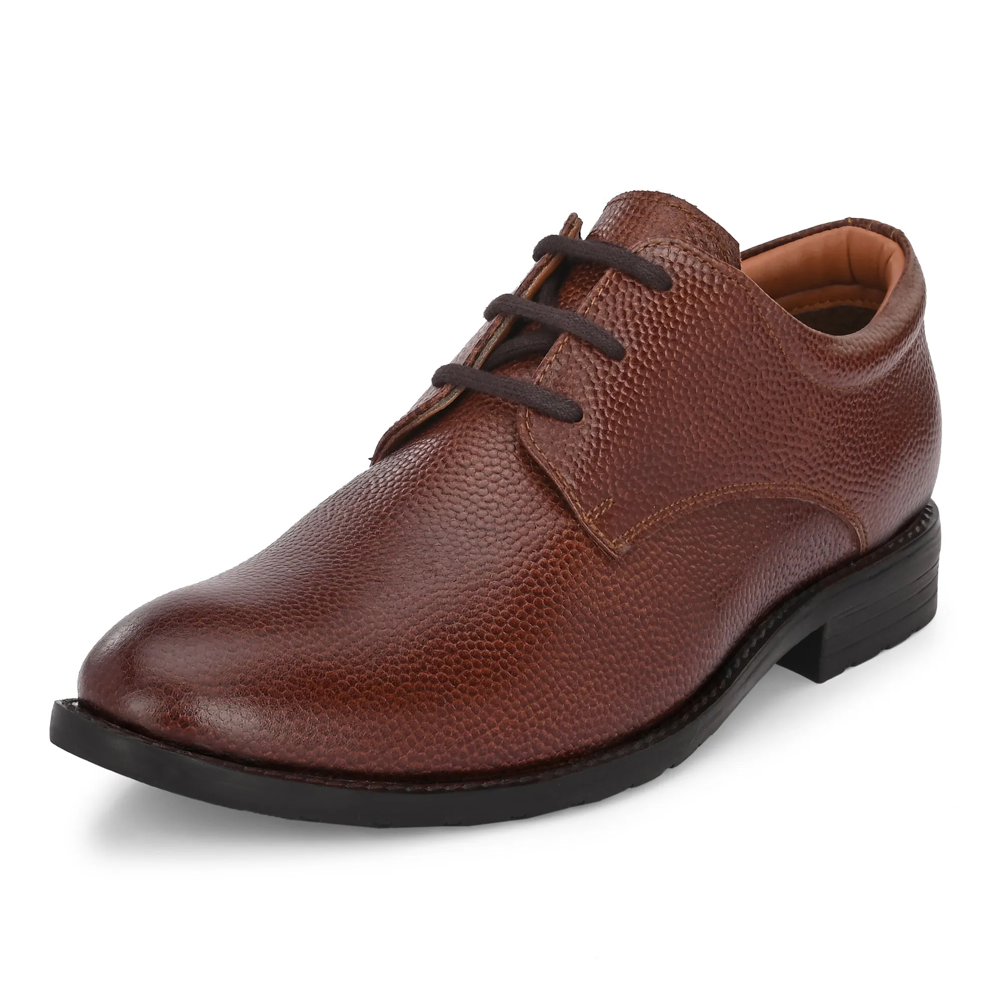 Seasoned Full Grain Leather Derby Lace Ups