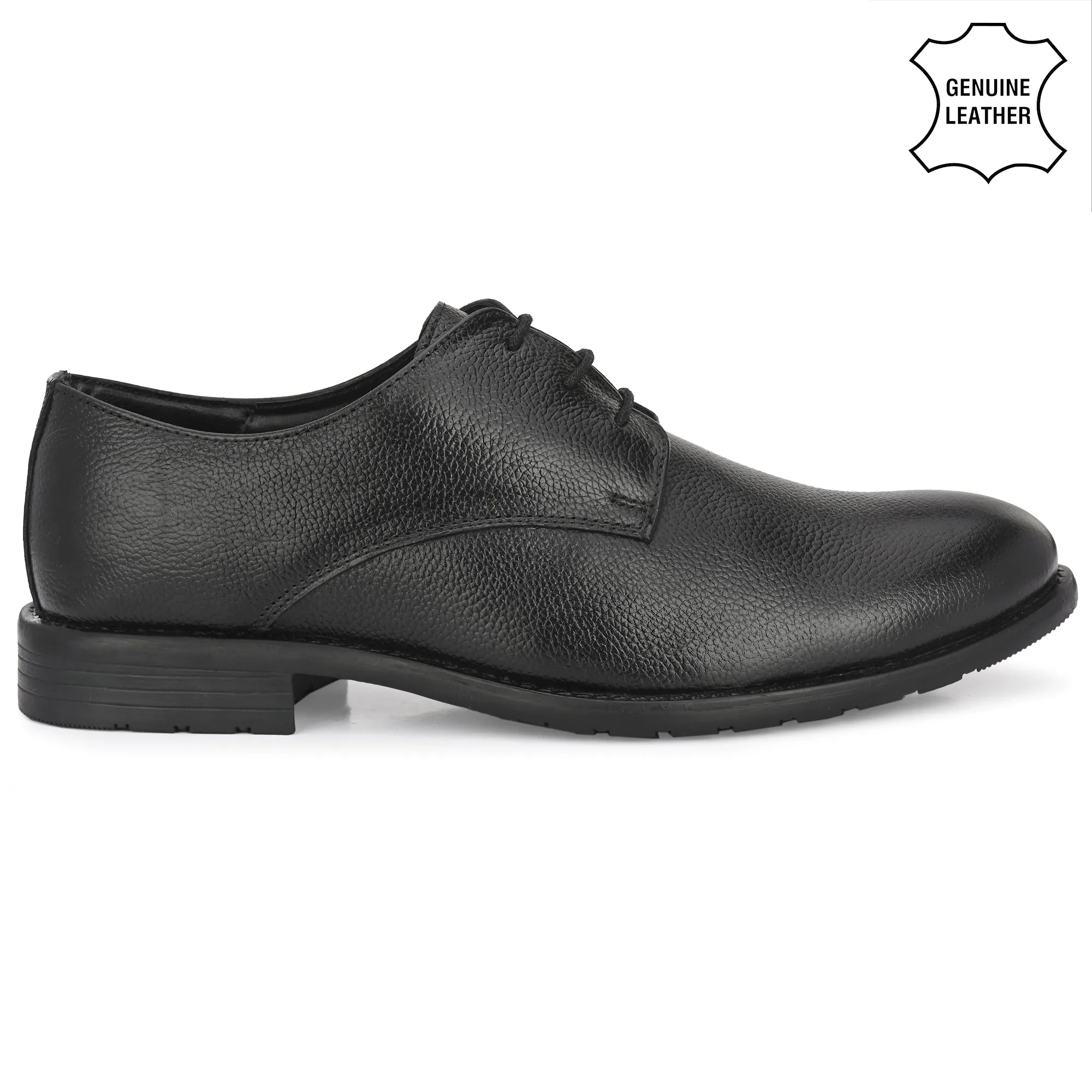 Seasoned Full Grain Leather Derby Lace Ups