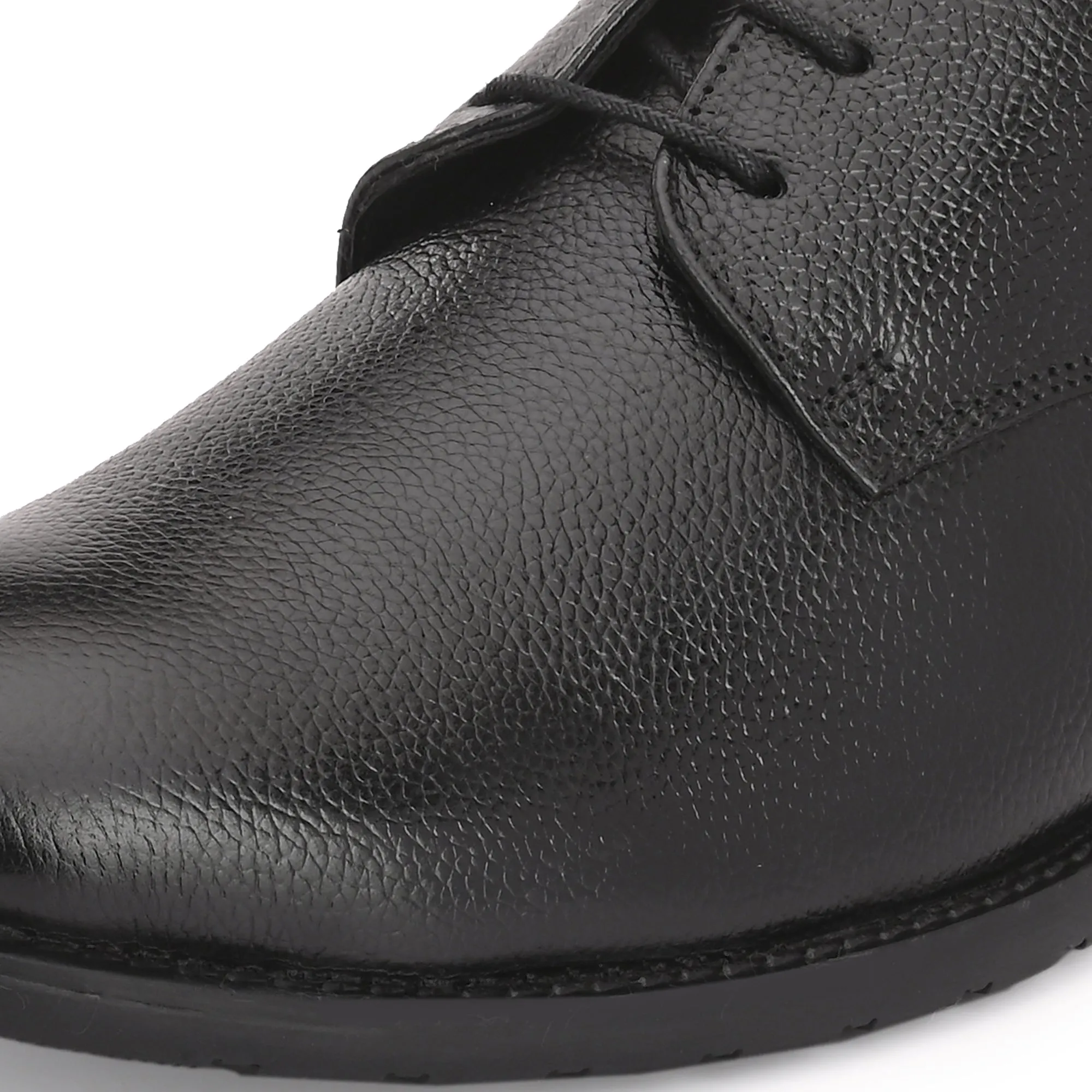 Seasoned Full Grain Leather Derby Lace Ups