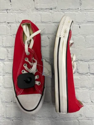 Size 7 Ladies Red Converse Tennis Shoe