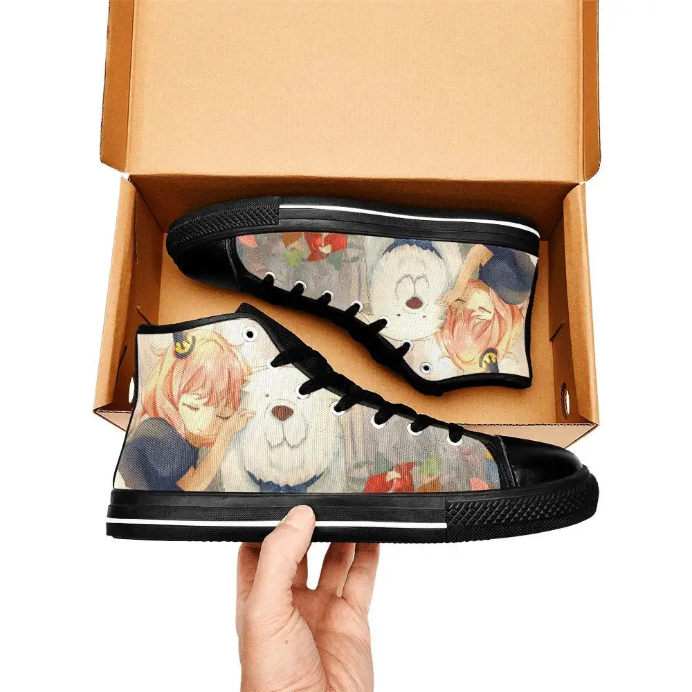 Spy x Family Anya Shoes High Tops Sneakers for Kids and Adults