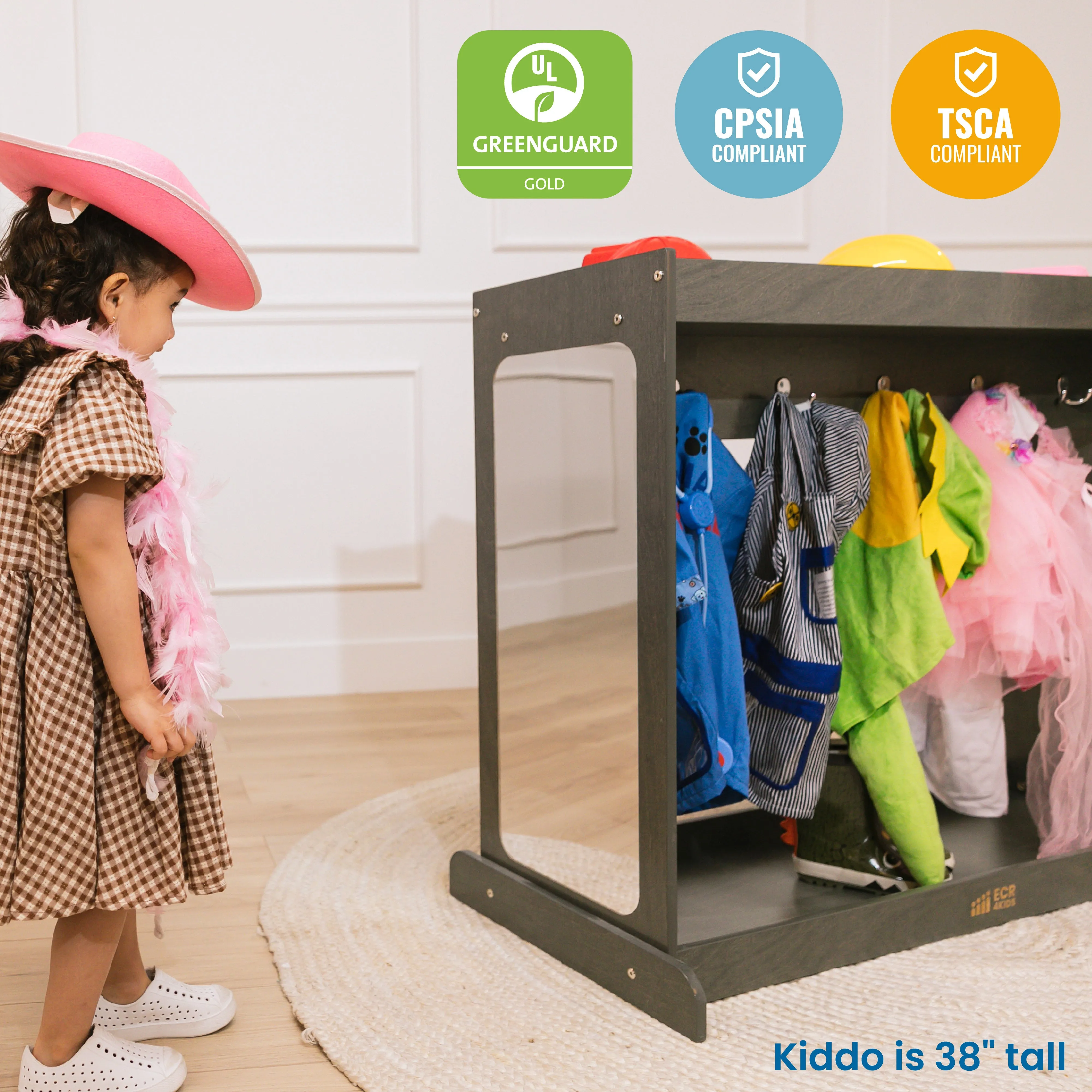 Streamline Dress-Up Island, Costume Organizer
