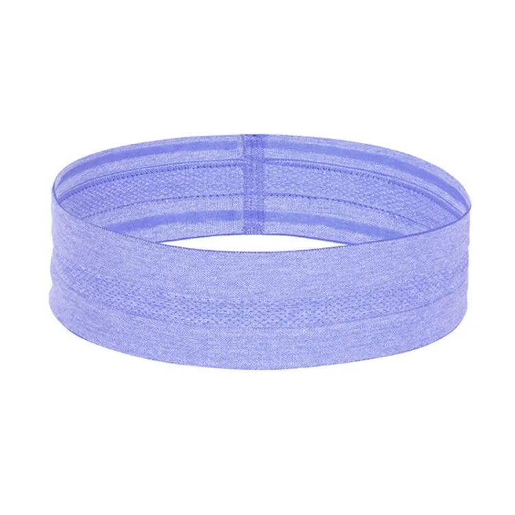 T1 Outdoor Sports Sweat Guide Headband(Light Purple)