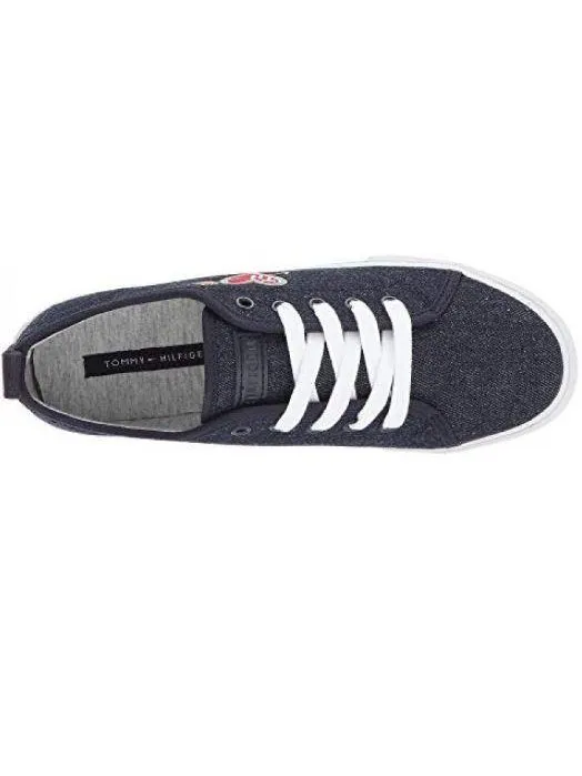 Tommy Hilfiger Women's Lumidee5 Sneaker Blue Multi Fabric