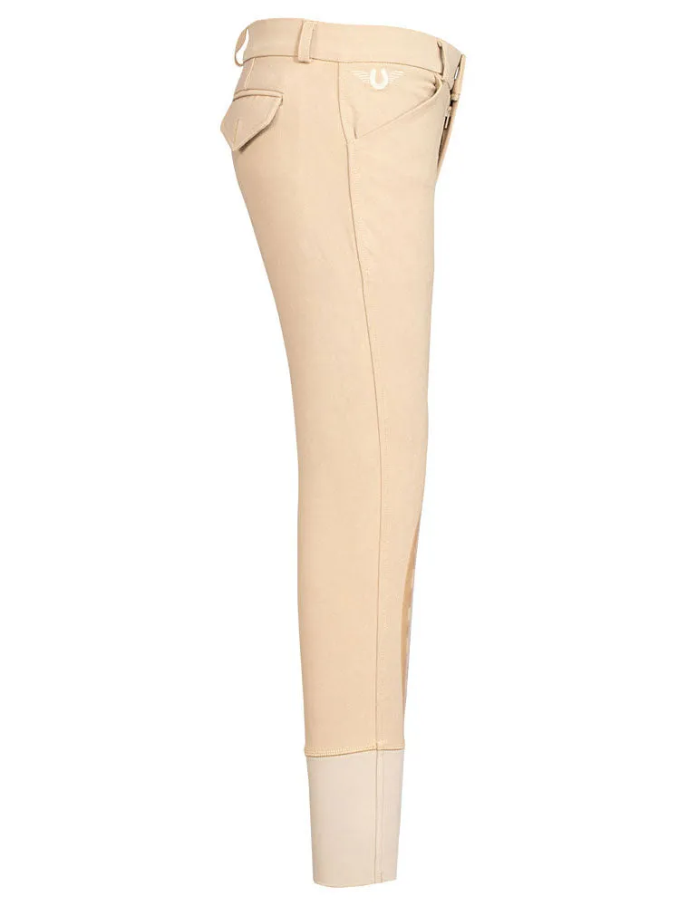 TuffRider Boys Patrol Silicone Knee Patch Breeches