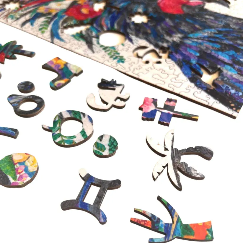 TWIGG Wooden Jigsaw Puzzle - 389 pieces - Black Cockatoo - artist artwork