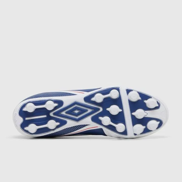 Umbro Classico XII Boots- White/Blue/Red- JUNIOR