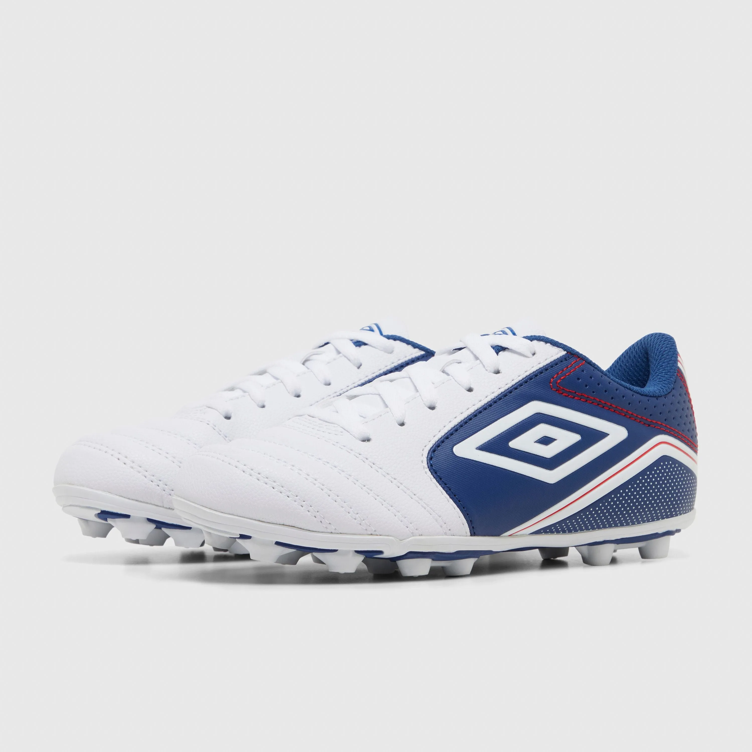 Umbro Classico XII Boots- White/Blue/Red- JUNIOR