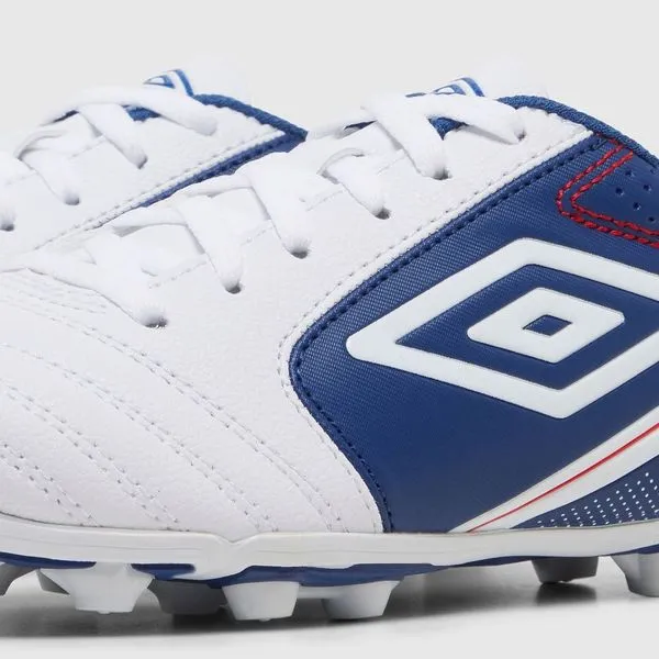 Umbro Classico XII Boots- White/Blue/Red- JUNIOR