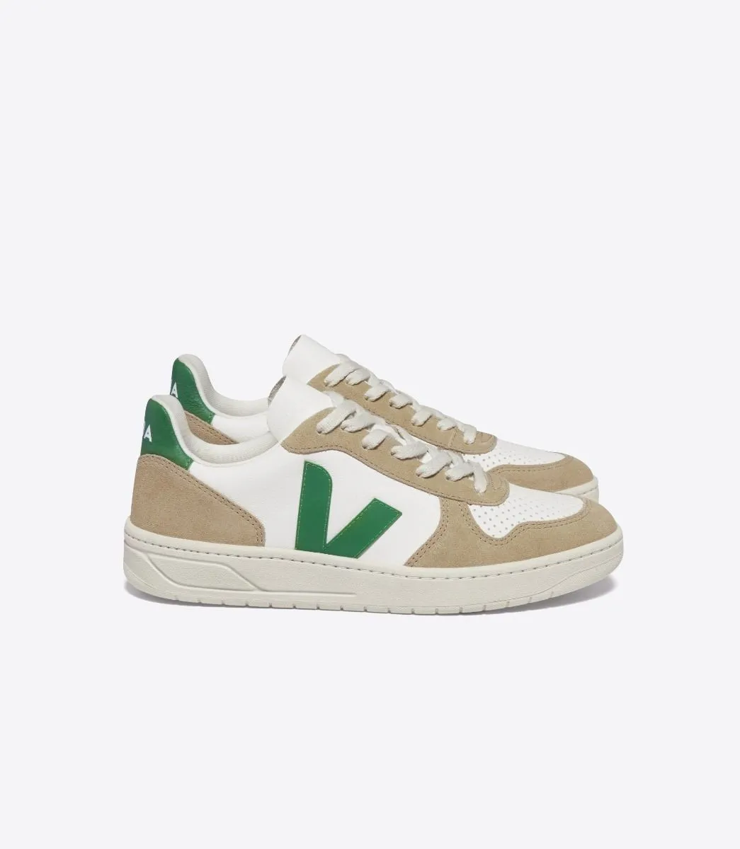 V-10 Chromefree Leather in Extra White Emeraude Sahara