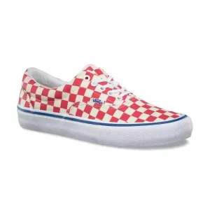 Vans Checkerboard Lite Men's Red and White Sneaker