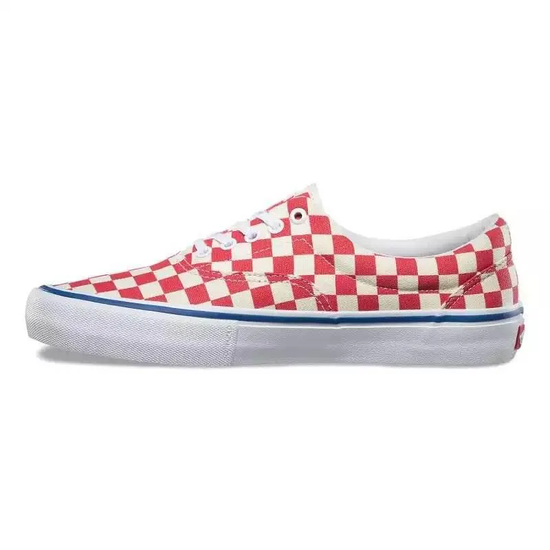 Vans Checkerboard Lite Men's Red and White Sneaker