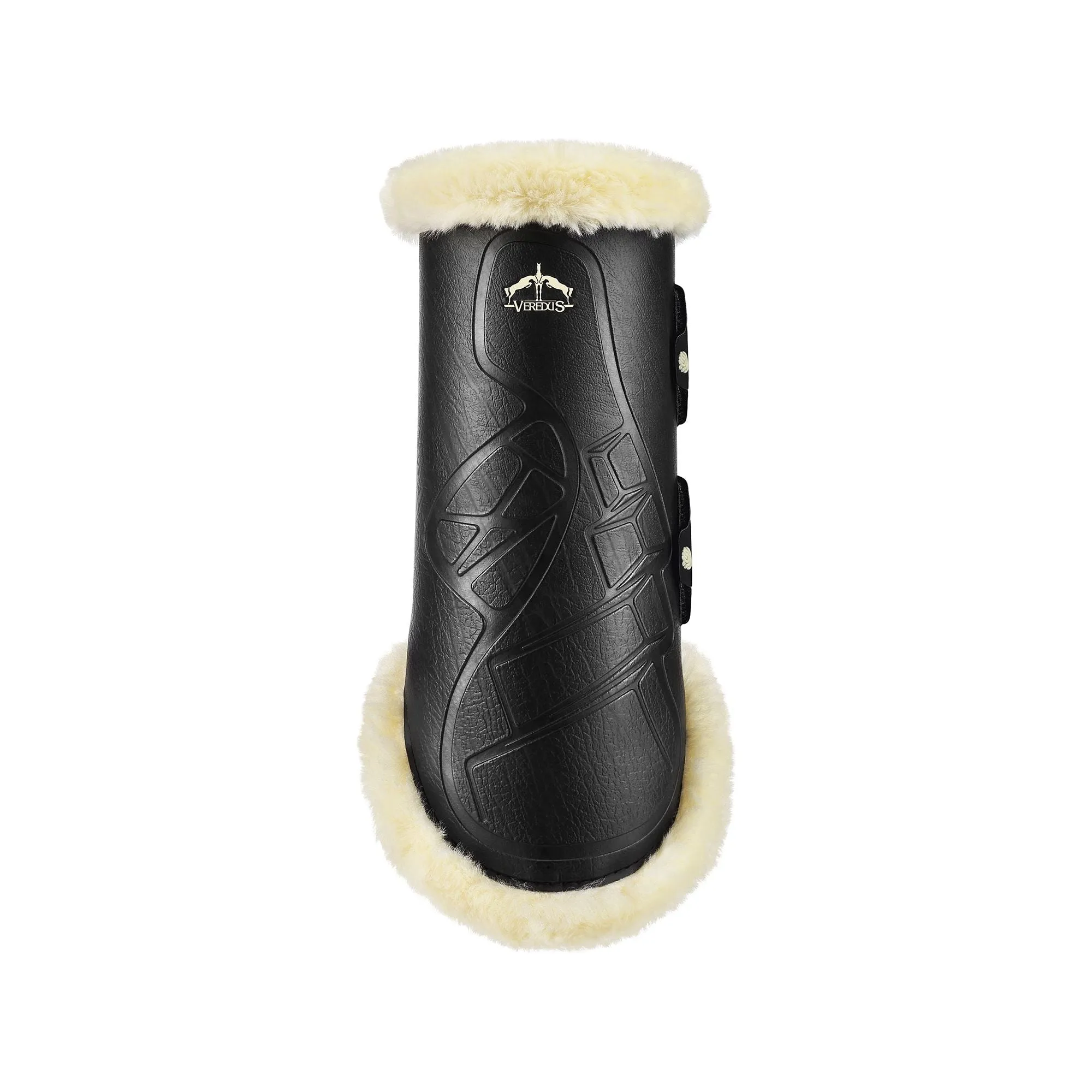 Verdus TR PRO Training Boot - Horse Front Leg - Techno Sheepskin - Black