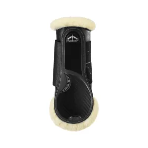 Veredus TRC Vento Training Boot - Horse Front Leg - Techno Sheepskin - Black