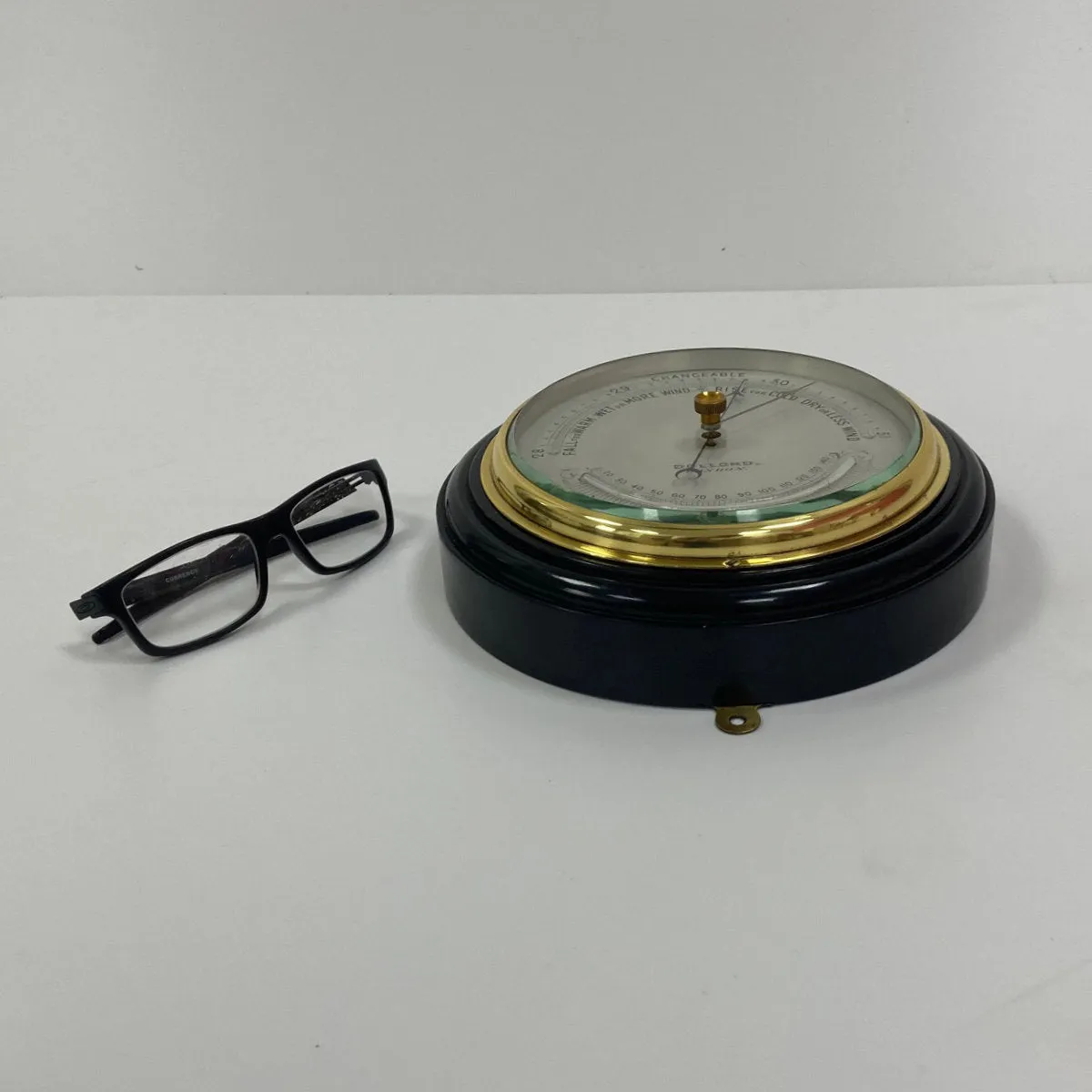 Victorian Ebonised Aneroid Wall Barometer by Dollond of London