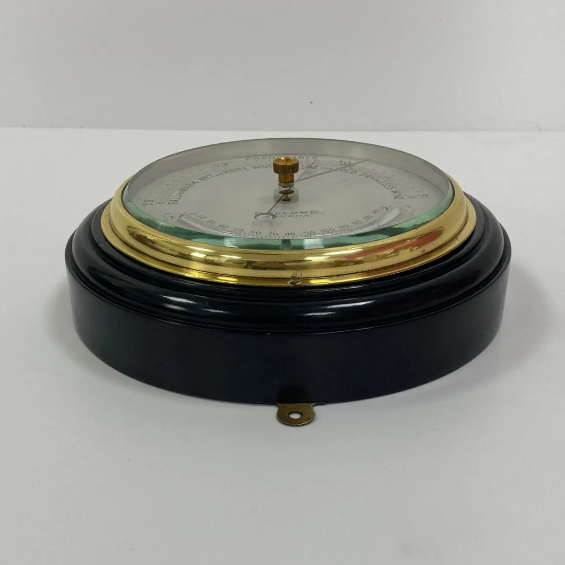 Victorian Ebonised Aneroid Wall Barometer by Dollond of London