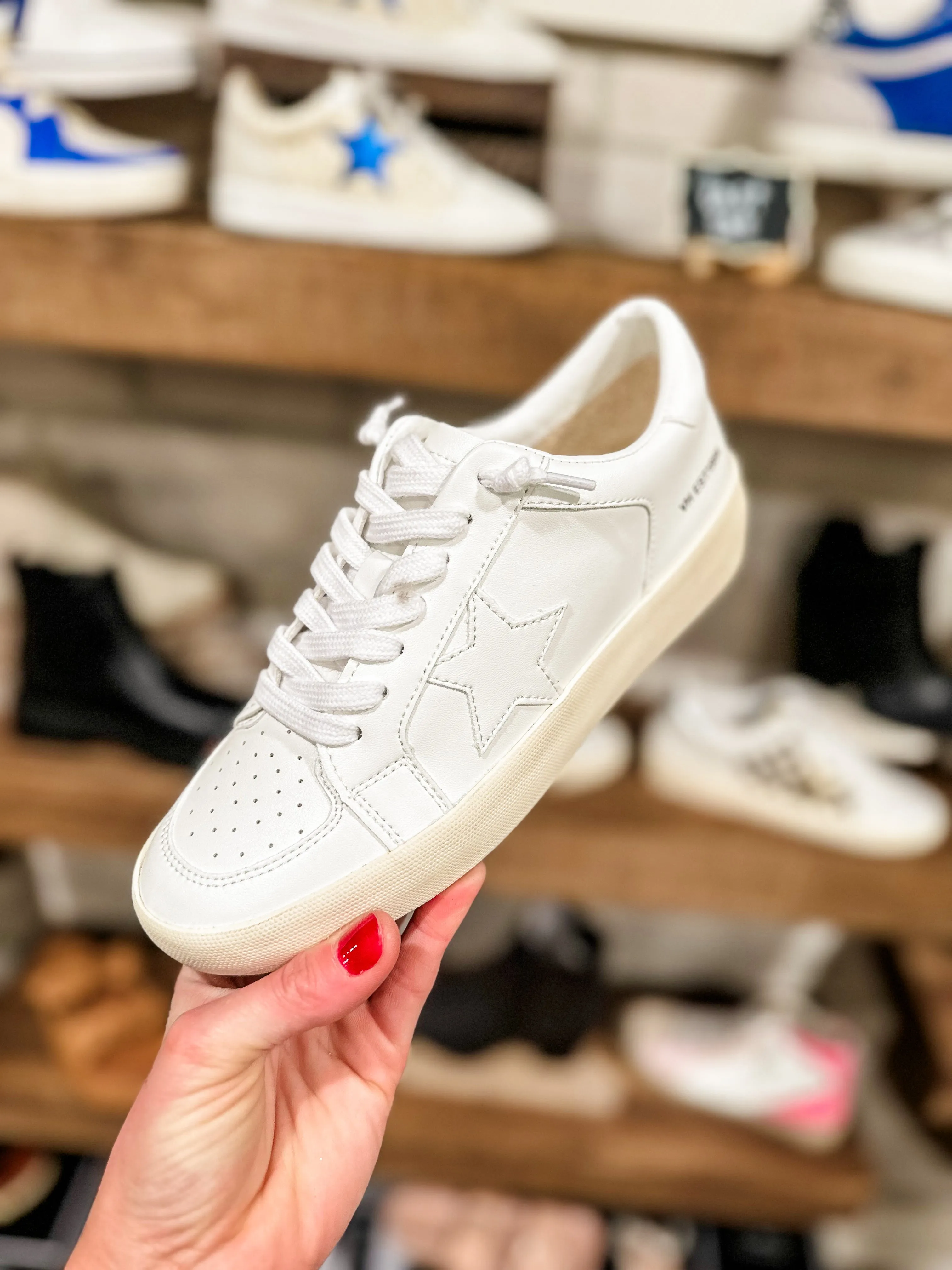 Vintage Havana White Flake Sneakers |FINAL SALE|