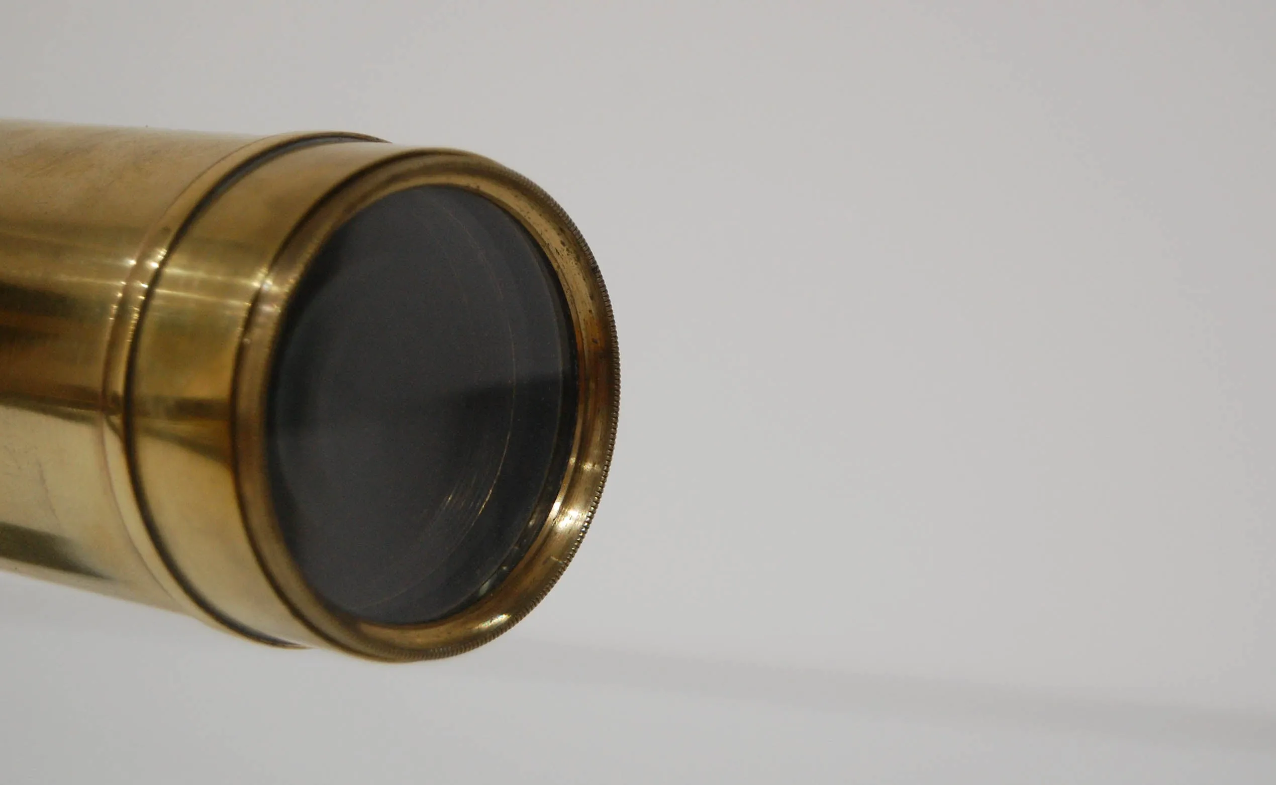 William IV Three Draw Telescope by Cox of Devonport - Reginald J Cheetham Collection