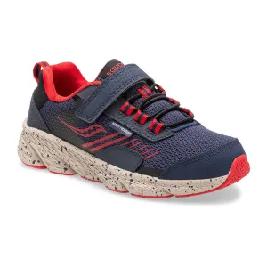 Wind Shield - Navy / Red Velcro