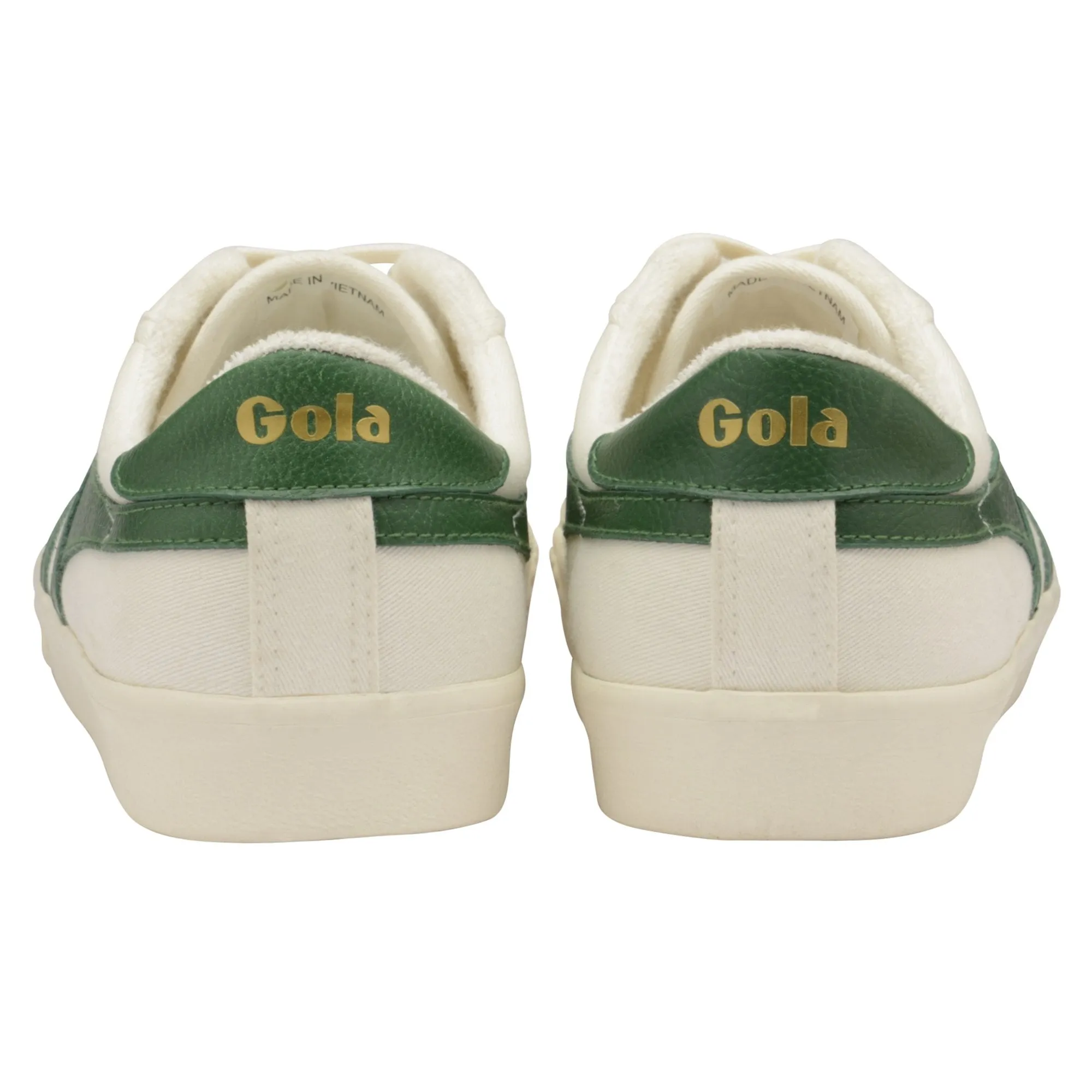 Wit met groene streep sneaker | Gola tennis mark cox off white dark green