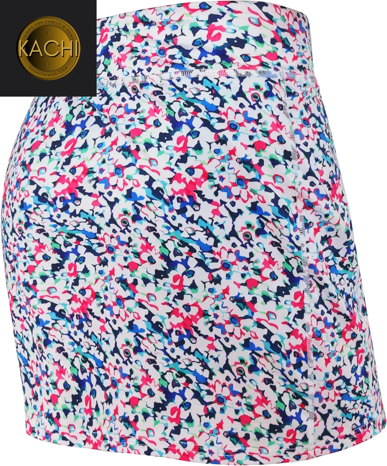 Women  Elastic Sports Skorts with Pockets