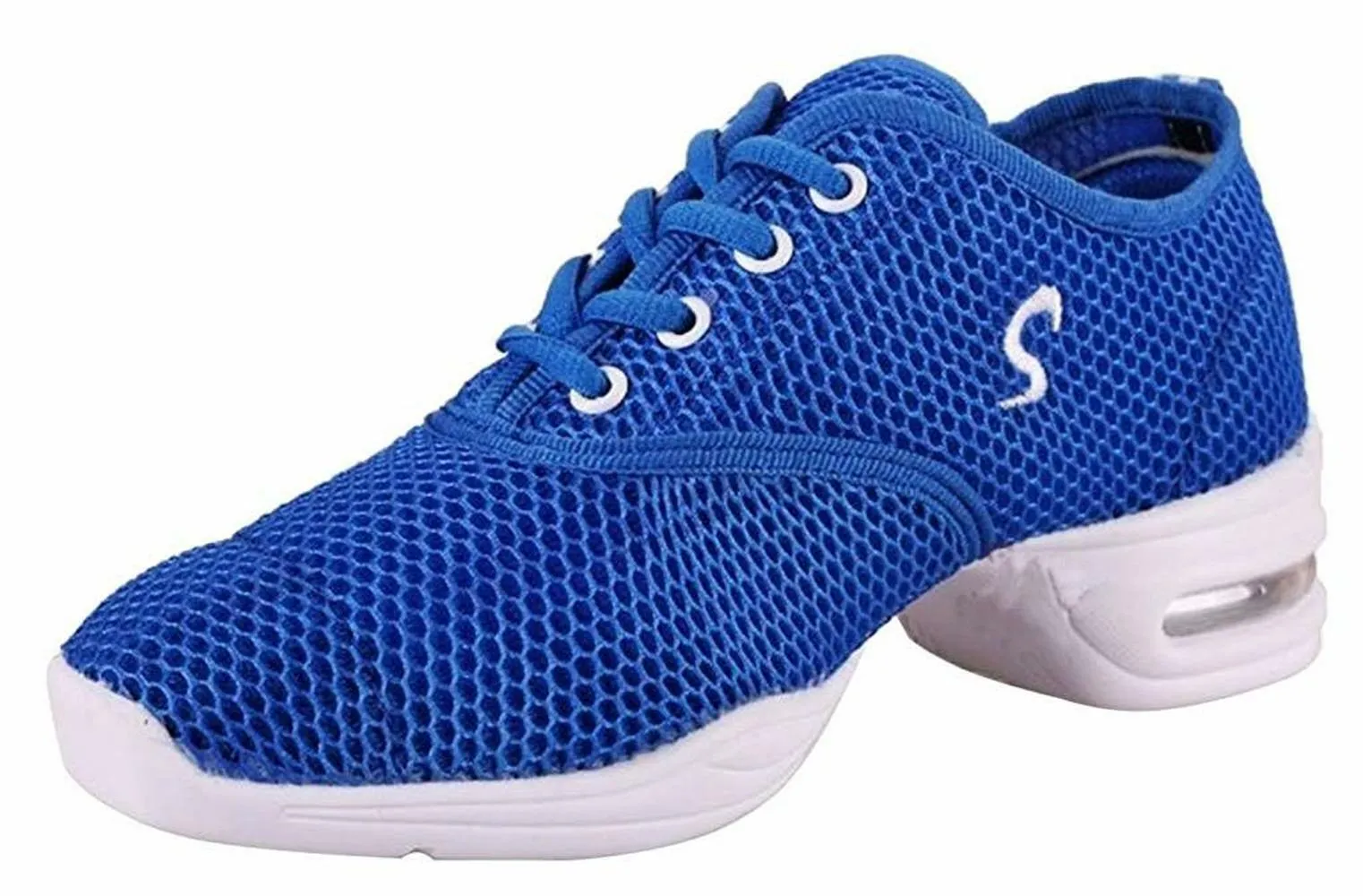 Women's Lightweight Soft Sole Mesh Lace-up Dance Sneaker