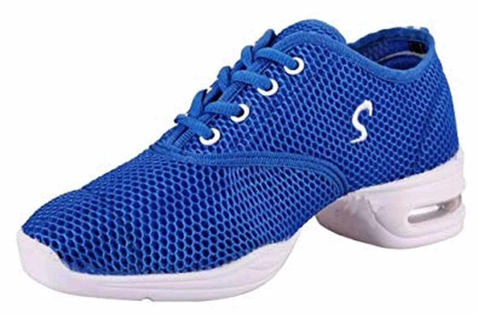 Women's Lightweight Soft Sole Mesh Lace-up Dance Sneaker