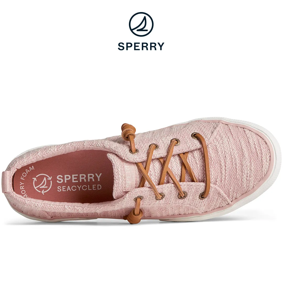 Women's SeaCycled™  Pier Wave Slub Jacquard Sneaker Blush  (STS88802)